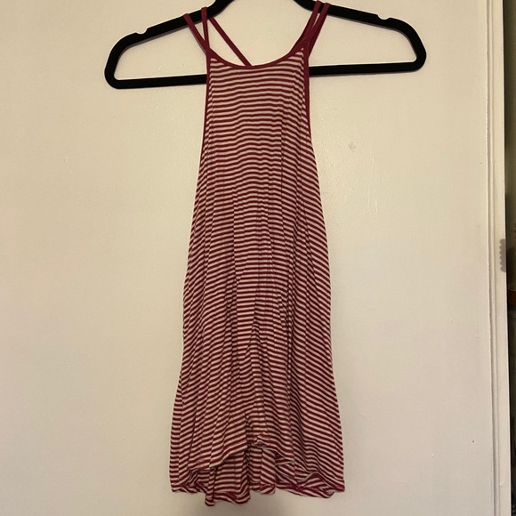 2/$15 Hollister magenta racer back tank top - Picture 1 of 6